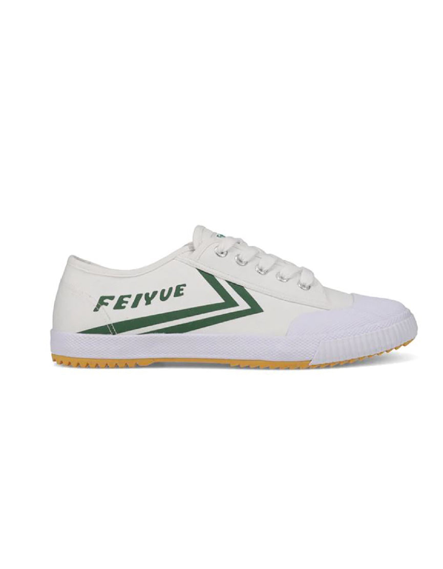 FE LO 1920 White Canvas x Green Sneakers