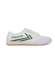 FE LO 1920 White Canvas x Green Sneakers