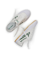 FE LO 1920 White Canvas x Green Sneakers