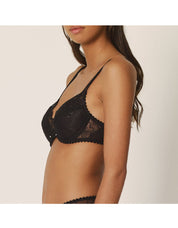 Jane Lace Push Up Bra - Removable Pads