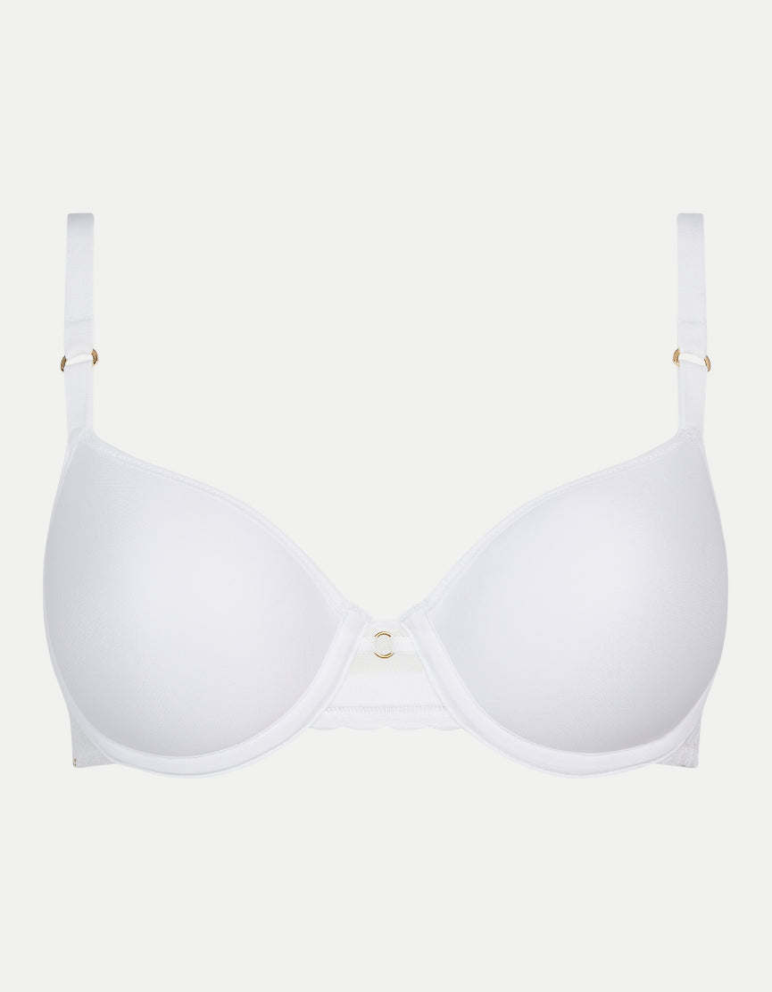 Monogram Padded Memory Half Cup Bra