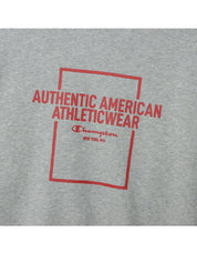 Men's Long Sleeve Fleece Graphic Logo Crewneck Sweatshirt C3-A009