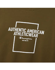 Men's Long Sleeve Fleece Graphic Logo Crewneck Sweatshirt C3-A009