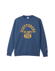 Men's Long Sleeve Fleece Graphic Logo Crewneck Sweatshirt C3-A014