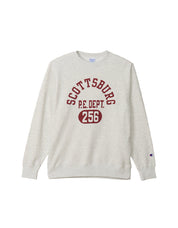 Men's Long Sleeve Fleece Graphic Logo Crewneck Sweatshirt C3-A014