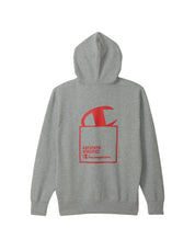 Men's Long Sleeve Fleece Zip Hooded Sweatshirt C3-A106