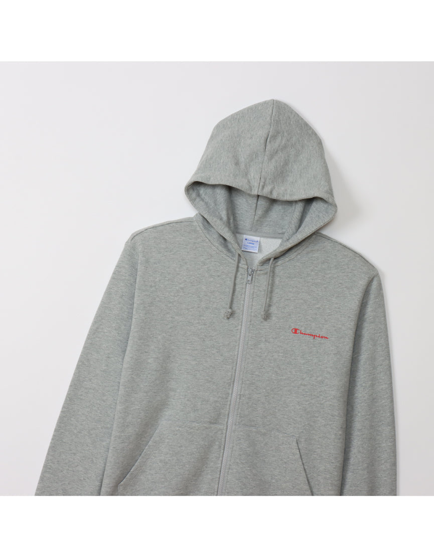 Men's Long Sleeve Fleece Zip Hooded Sweatshirt C3-A106