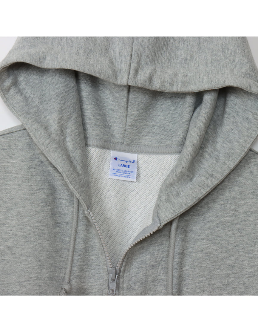 Men's Long Sleeve Fleece Zip Hooded Sweatshirt C3-A106