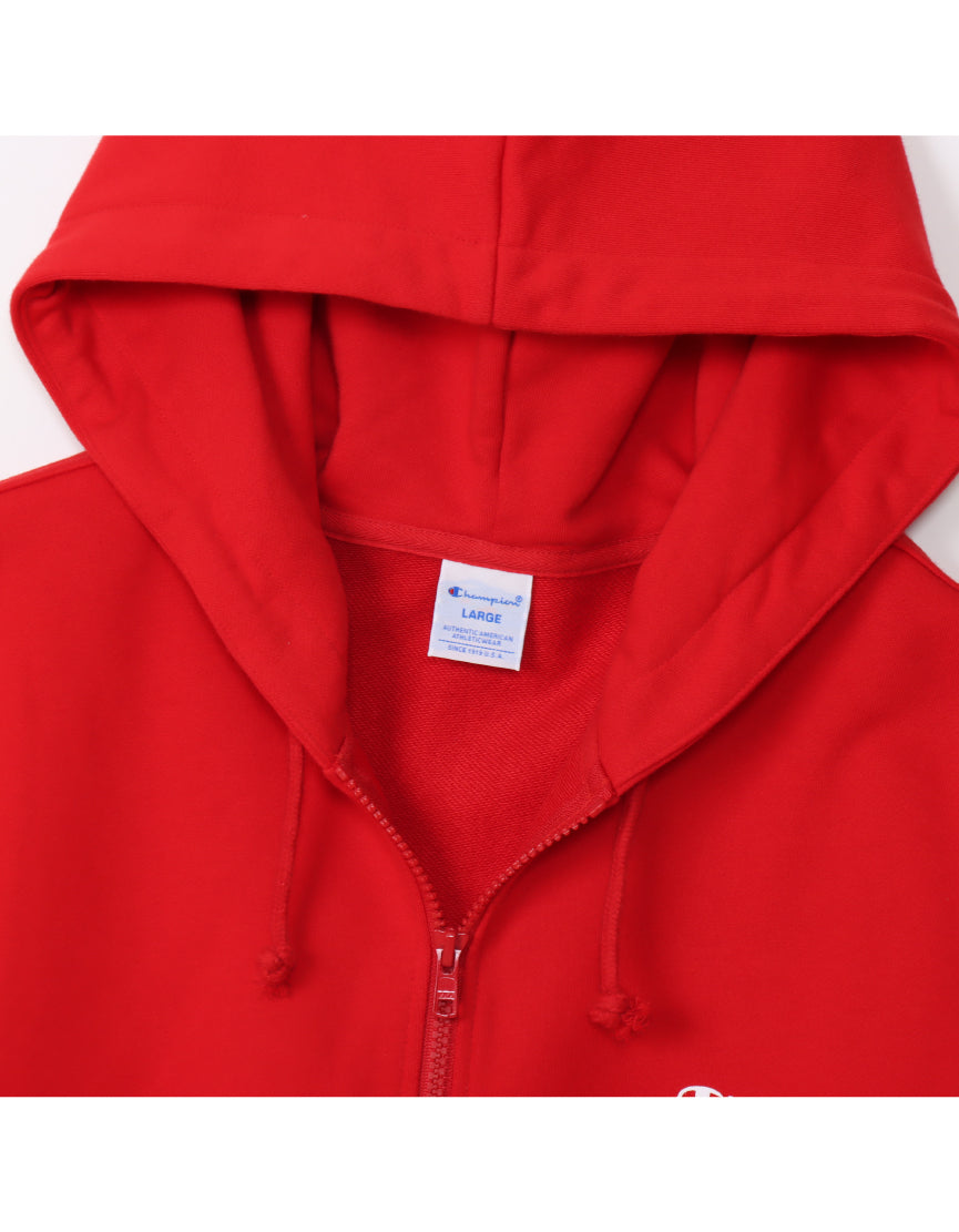 Men's Long Sleeve Fleece Zip Hooded Sweatshirt C3-A106