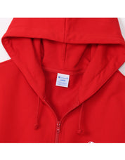 Men's Long Sleeve Fleece Zip Hooded Sweatshirt C3-A106