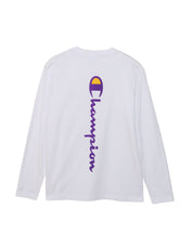 Men's Script Logo Long Sleeve T-Shirt C3-A412