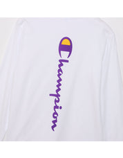 Men's Script Logo Long Sleeve T-Shirt C3-A412