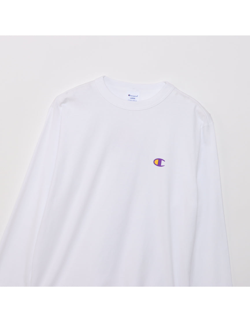 Men's Script Logo Long Sleeve T-Shirt C3-A412