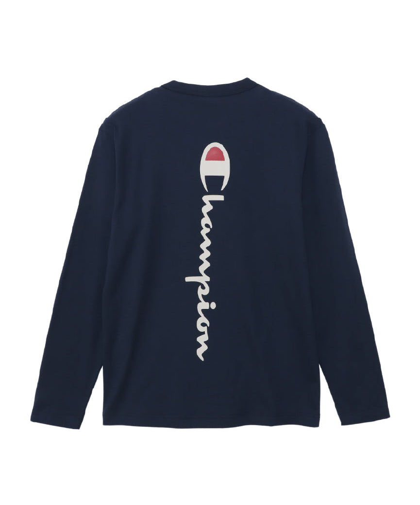 Men's Script Logo Long Sleeve T-Shirt C3-A412