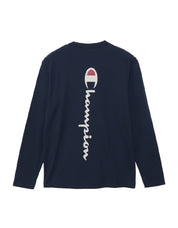 Men's Script Logo Long Sleeve T-Shirt C3-A412