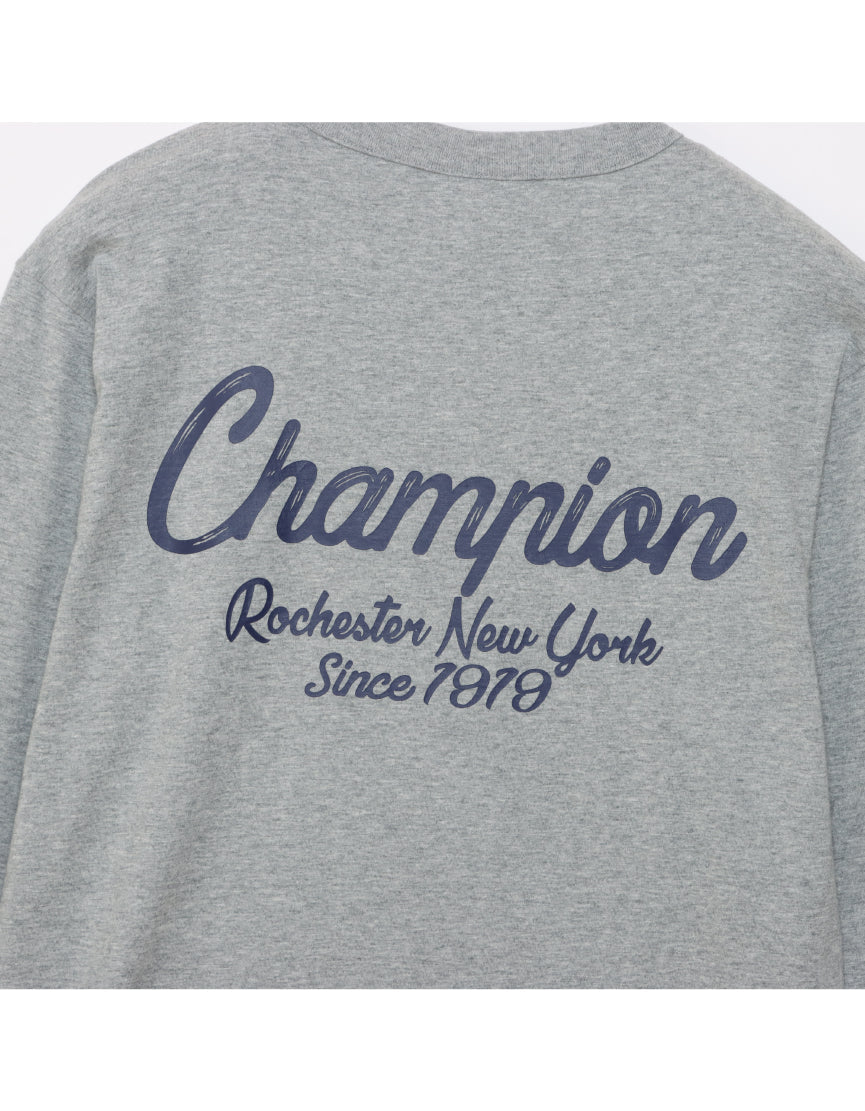 Men's Script Logo Long Sleeve T-Shirt C3-A413
