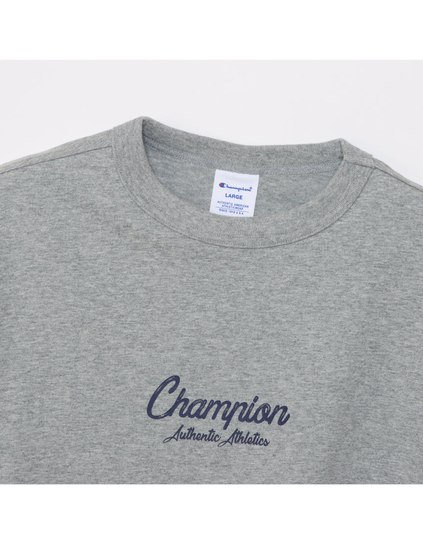 Men's Script Logo Long Sleeve T-Shirt C3-A413