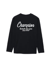 Men's Script Logo Long Sleeve T-Shirt C3-A413