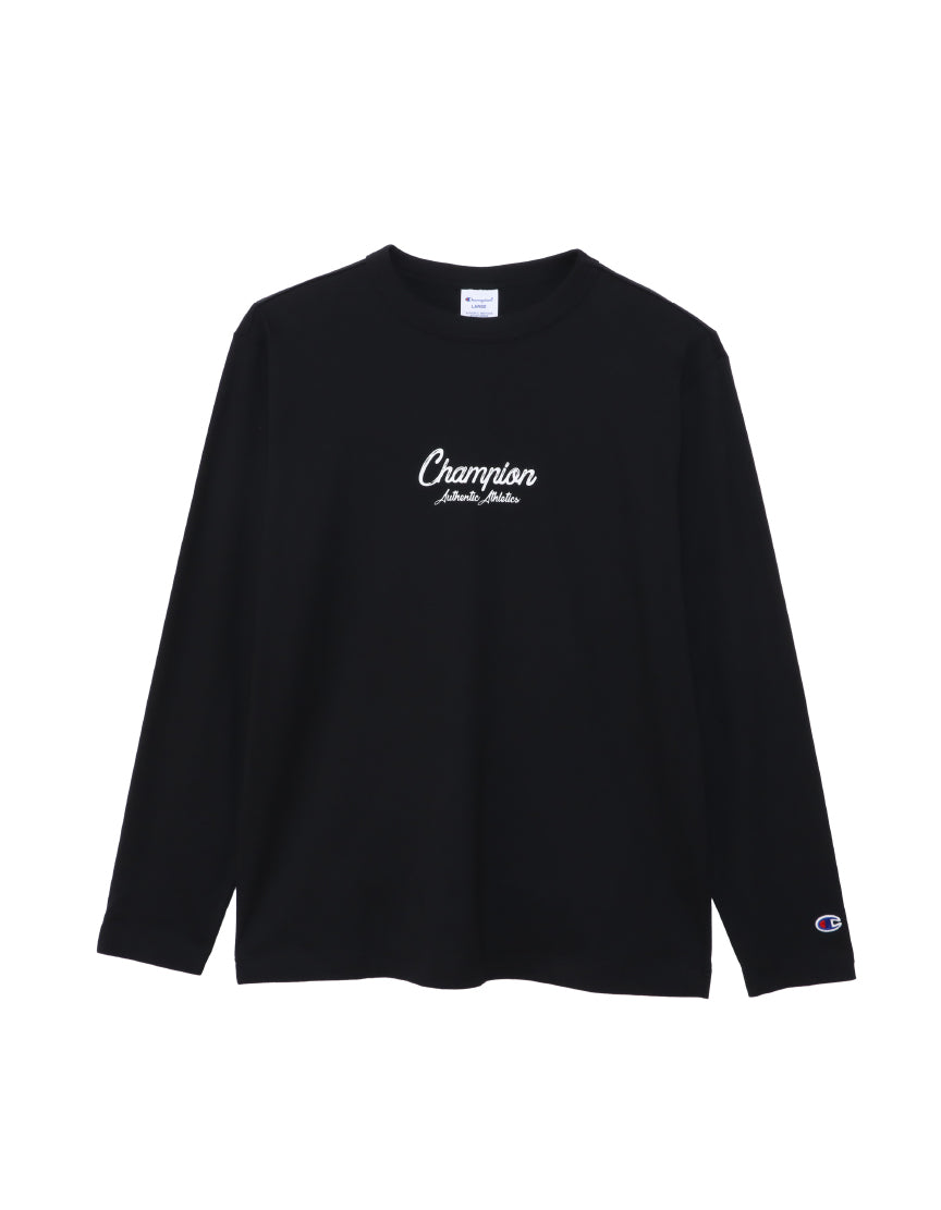 Men's Script Logo Long Sleeve T-Shirt C3-A413
