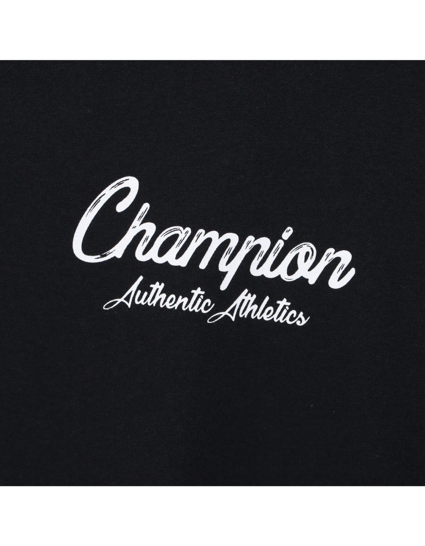 Men's Script Logo Long Sleeve T-Shirt C3-A413