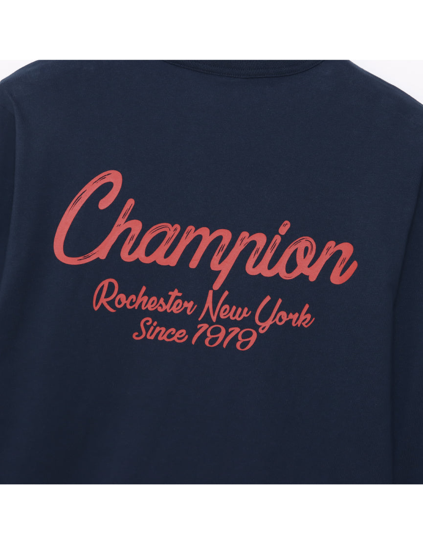 Men's Script Logo Long Sleeve T-Shirt C3-A413