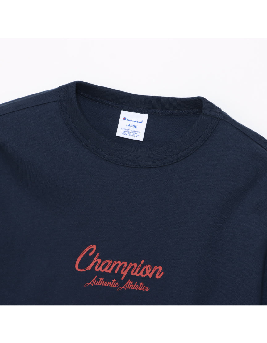 Men's Script Logo Long Sleeve T-Shirt C3-A413
