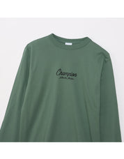 Men's Script Logo Long Sleeve T-Shirt C3-A413