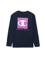 Men's Graphic Logo Long Sleeve T-Shirt C3-A415