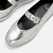 FITFLOP DELICATO METALLIC MARY JANES AAL-011 SILVER