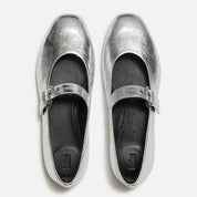 FITFLOP DELICATO METALLIC MARY JANES AAL-011 SILVER