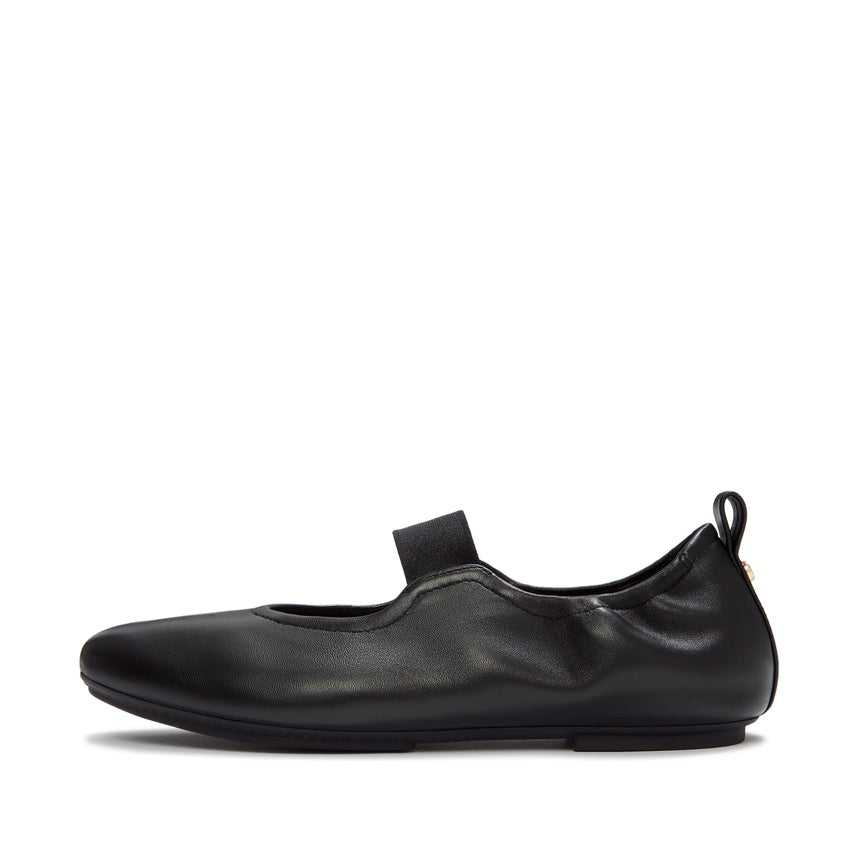 FITFLOP DELICATO POISE LEATHER MARY JANES AAE-090 ALL BLACK