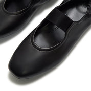 FITFLOP DELICATO POISE LEATHER MARY JANES AAE-090 ALL BLACK