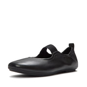 FITFLOP DELICATO POISE LEATHER MARY JANES AAE-090 ALL BLACK