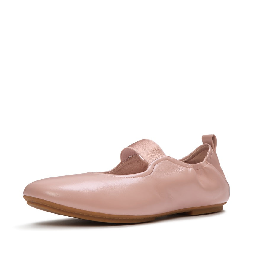 FITFLOP DELICATO POISE LEATHER MARY JANES AAE-E53 CLAY BLUSH