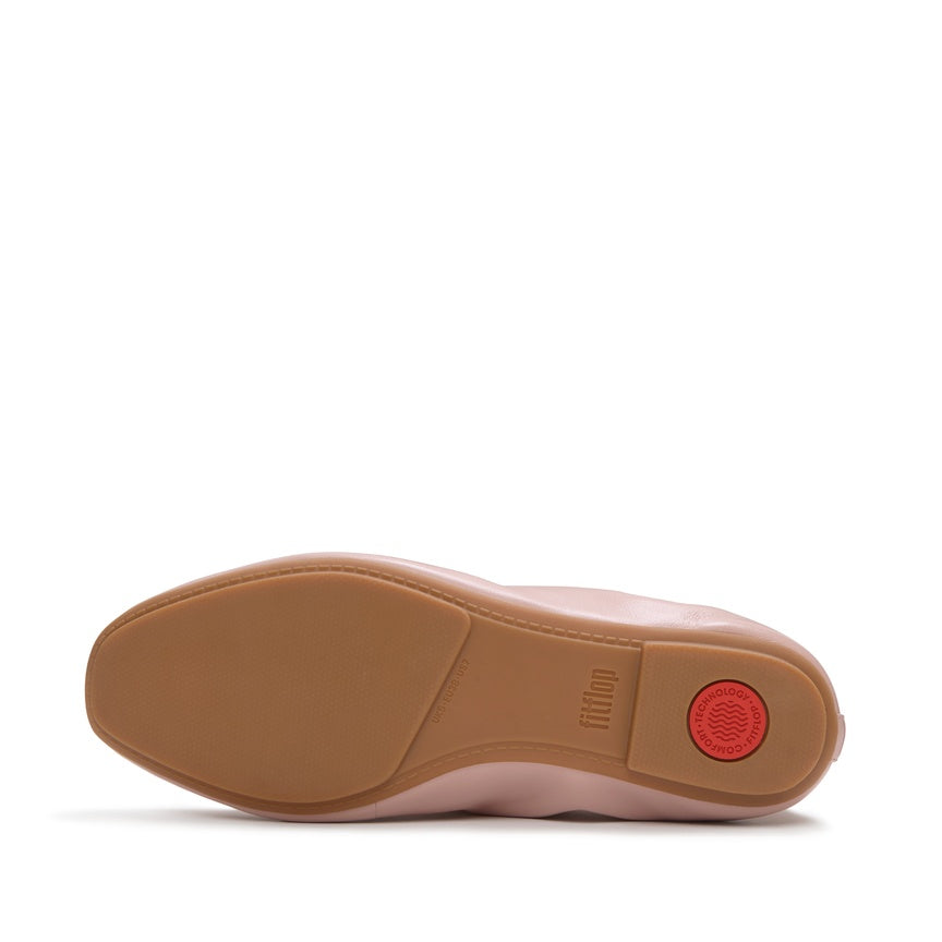 FITFLOP DELICATO POISE LEATHER MARY JANES AAE-E53 CLAY BLUSH