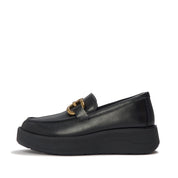 FITFLOP GEN-FF ROAM LEATHER CHUNKY SNAFFLE LOAFERS AAU-001 BLACK