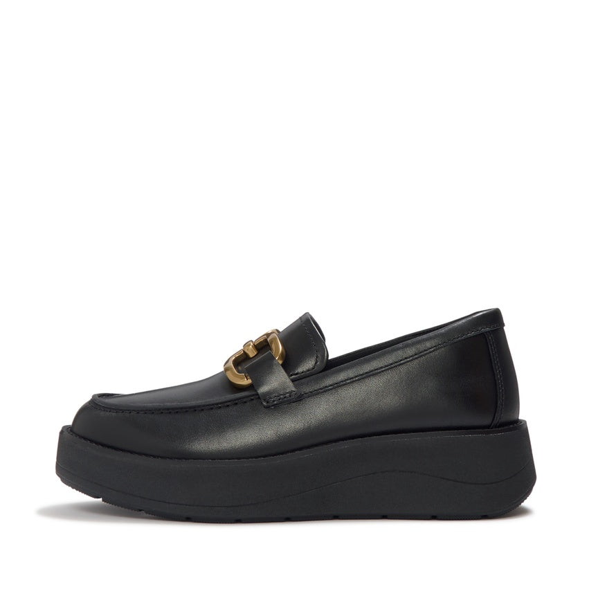 FITFLOP GEN-FF ROAM LEATHER CHUNKY SNAFFLE LOAFERS AAU-001 BLACK