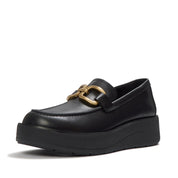 FITFLOP GEN-FF ROAM LEATHER CHUNKY SNAFFLE LOAFERS AAU-001 BLACK
