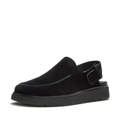 FITFLOP GEN-FF SUEDE BACK-STRAP MULES A9H-090 ALL BLACK