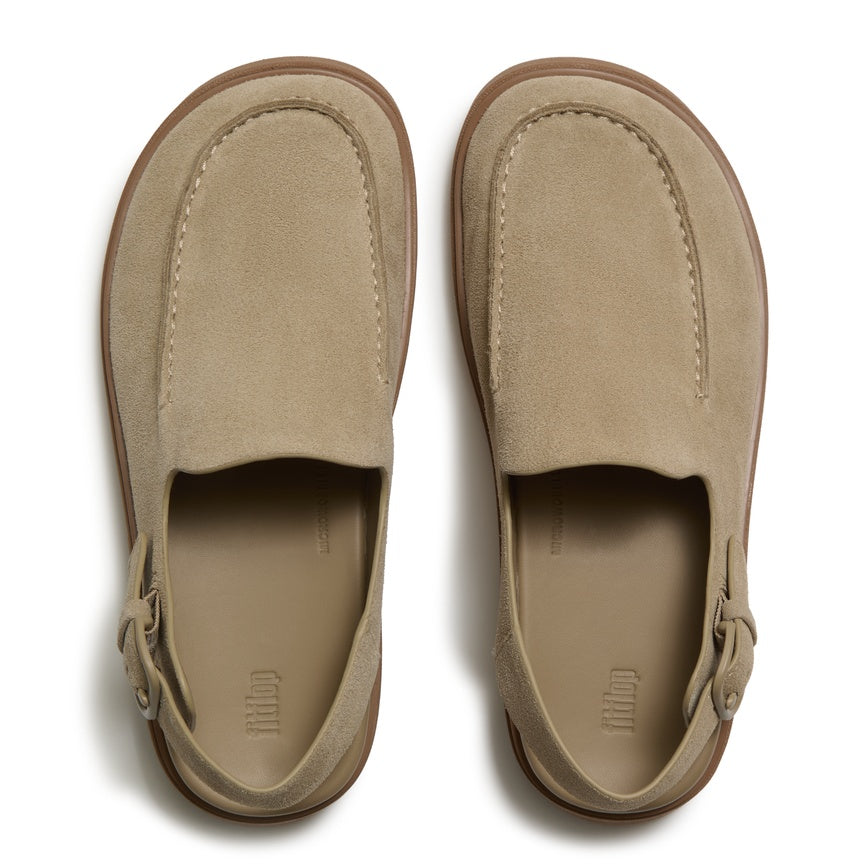 FITFLOP GEN-FF SUEDE BACK-STRAP MULES A9H-923 CAPPUCCINO