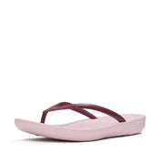 FITFLOP IQUSHION ERGONOMIC FLIP-FLOPS E54-E77 DARK MERLOT/DUSK LILAC