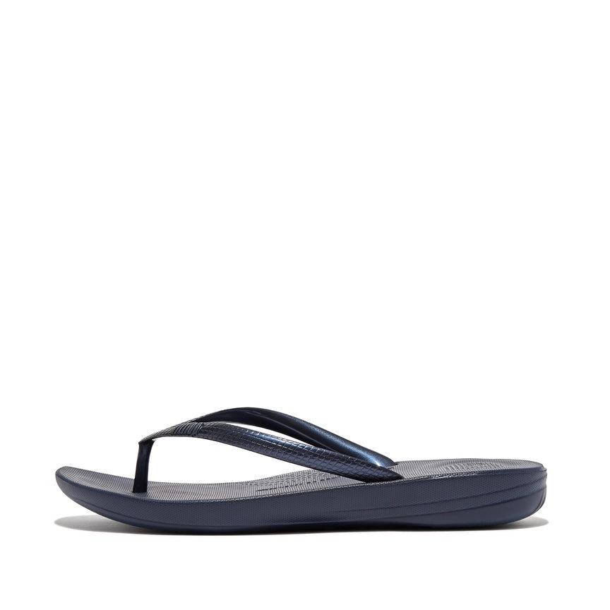 FITFLOP IQUSHION ERGONOMIC FLIP-FLOPS E54-399 MIDNIGHT NAVY