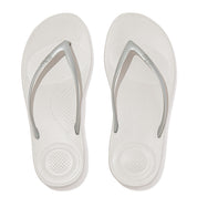 FITFLOP IQUSHION ERGONOMIC FLIP-FLOPS E54-011 SILVER