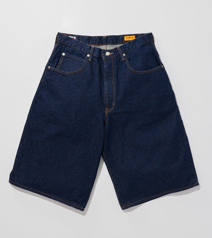 EDWIN ESP YELLOW TAB HAKAMA SHORTS KSB12-9000 BLUE OW