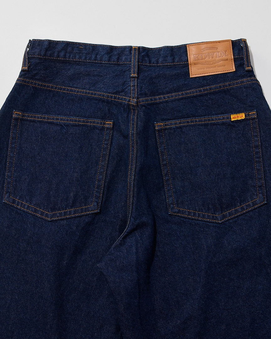 EDWIN ESP YELLOW TAB HAKAMA SHORTS KSB12-9000 BLUE OW