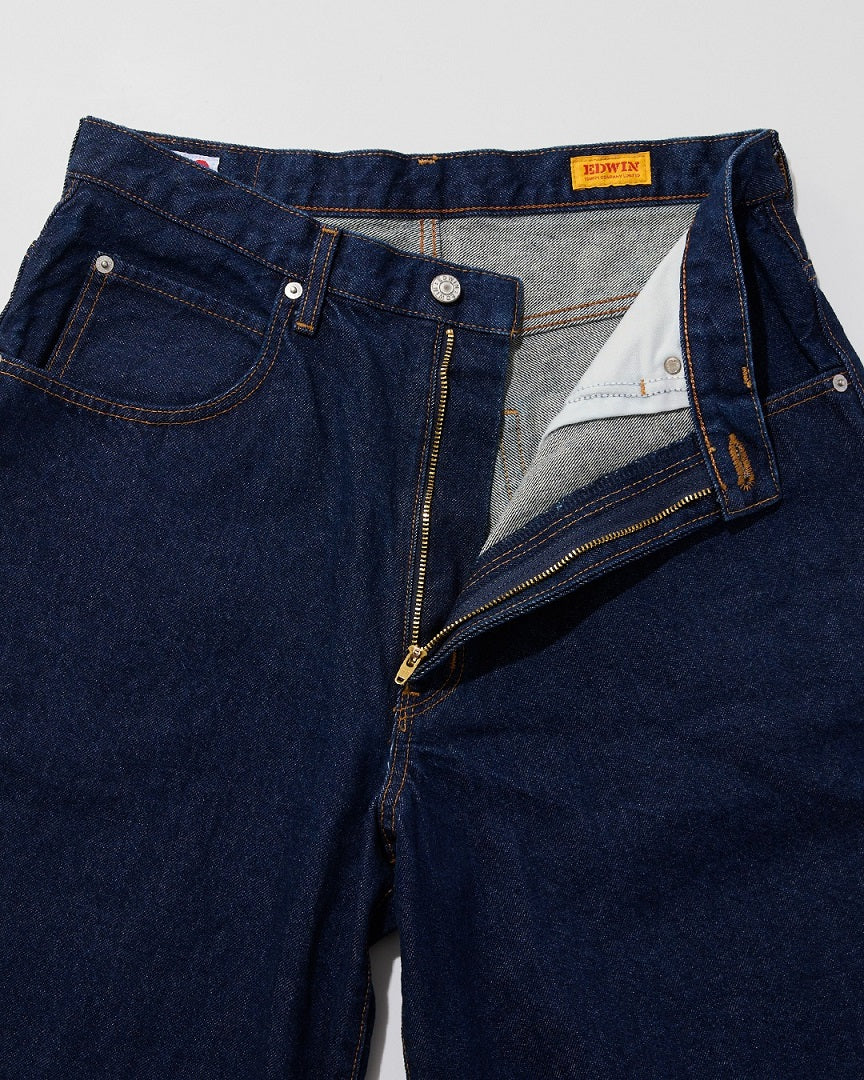 EDWIN ESP YELLOW TAB HAKAMA SHORTS KSB12-9000 BLUE OW