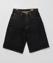 EDWIN ESP YELLOW TAB HAKAMA SHORTS KSB12-9001 BLACK OW