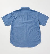 EDWIN S/S WORK SHIRT KST065-00 OW CHAMBRAY