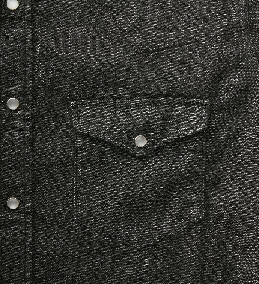 EDWIN WESTEN SHIRT KST069-01 BlackOW
