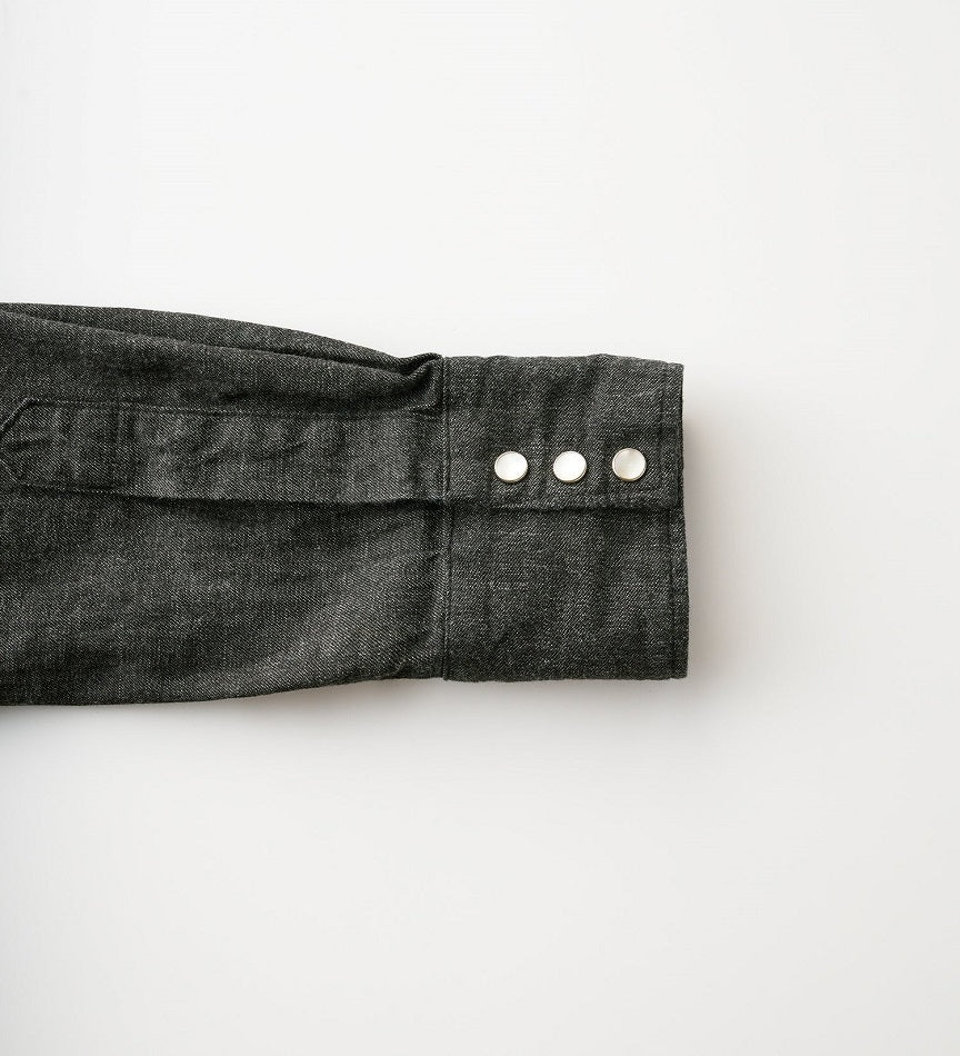 EDWIN WESTEN SHIRT KST069-01 BlackOW